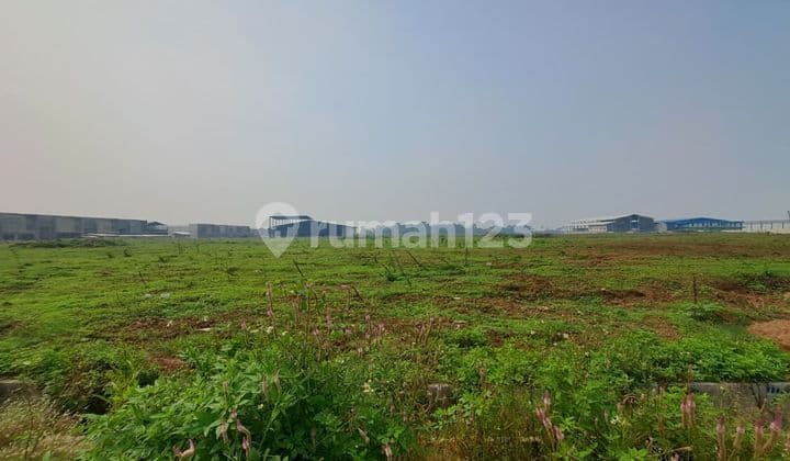 Kavling industri luas 7000 an bisa limbah B3 lokasi tidak jauh dari pintu Tol Legok Tangerang