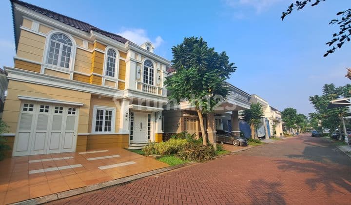 Ready-to-Occupy New American Classic Home Only 5.5m Wide, Fits 3 Cars Parking Menteng Village Gading Serpong