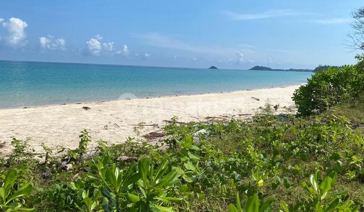 Tanah Pinggir Pantai Cocok Untuk Resort Hotel Villa Bangka Belitung