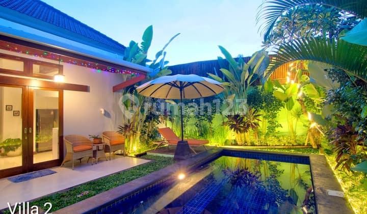 2 Unit Villa di Pering , Saba Gianyar, Lingkungan Sawah Pedesaan