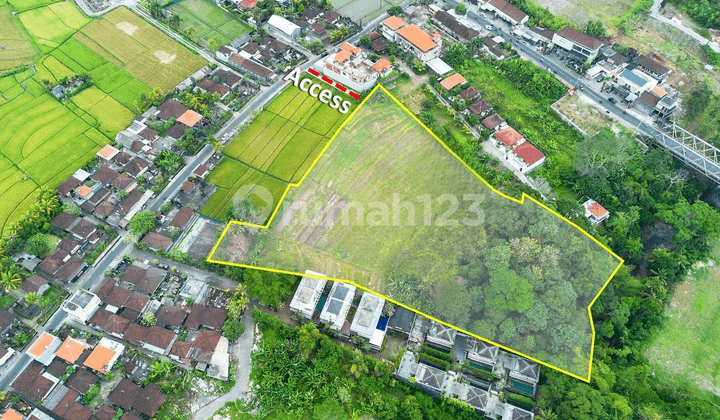 Tanah di Pantai Nyanyi Beraban Tabanan View Sawah