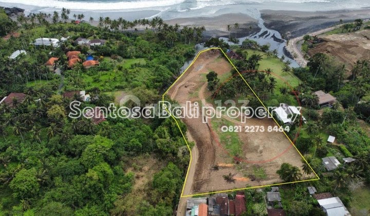 Beach Front Land 9250M2 Balian Beach Selemadeg Tabanan Bali.
