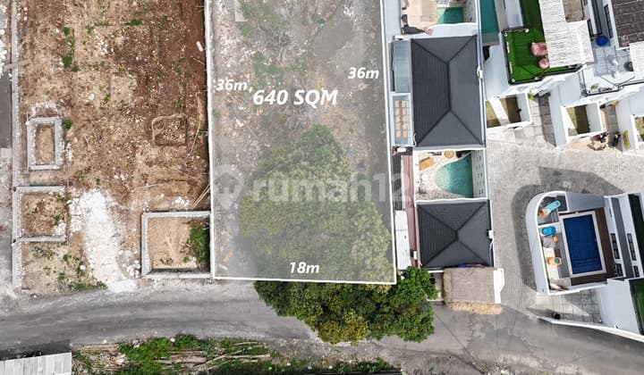 Tanah di Balangan 640m2 - lingkungan Villa