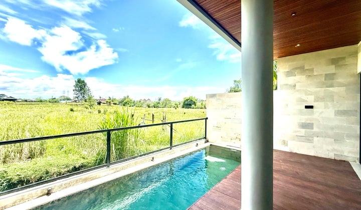 Minimalis Modern Villa 2Br View Sawah Greenbelt