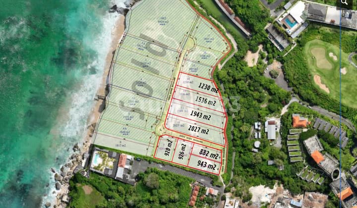 Freehold land sale - Pantai Cemongkak - Pecatu