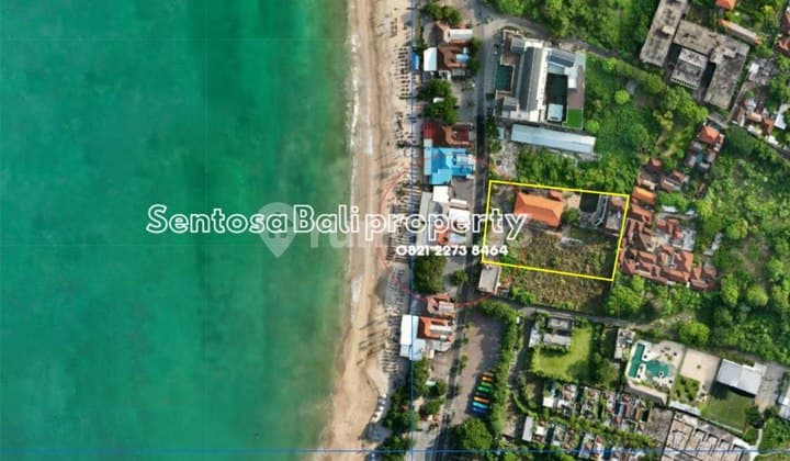 Tanah Murah 5248m² , Beachfront di Pantai Kedonganan Jimbaran Bali