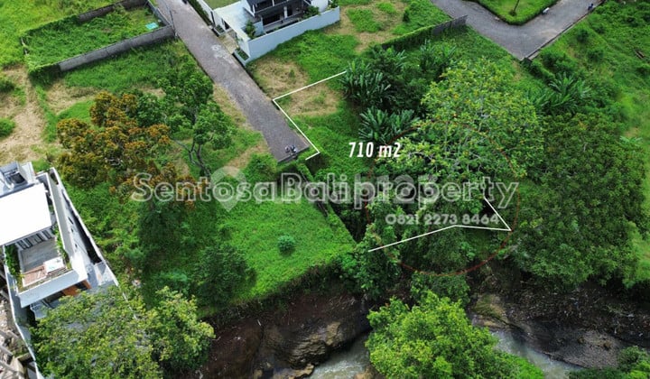 Land 710m2 - Biew Sungai and rice field villa cluster - Yeh Gangga Tabanan