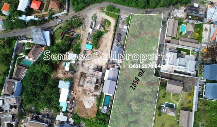 Freehold land 2850m² - Bingin Beach Pecatu Bali