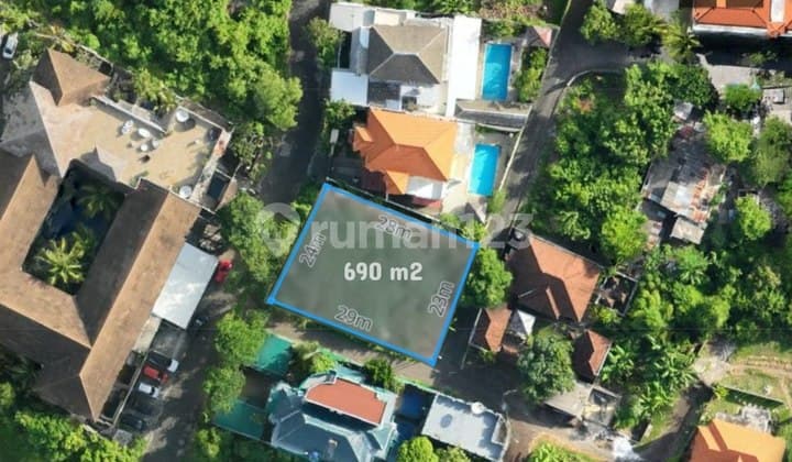 Tanah di Taman Mumbul Nusa Dua 690M2 - Link Hotel dan Villa