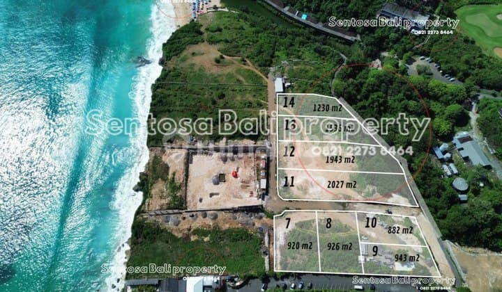 Freehold land sale Dreamland Beach - Pecatu Bali