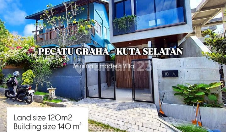 Rumah Modern Cantik di Pecatu Graha 2 Kamar 120M²
