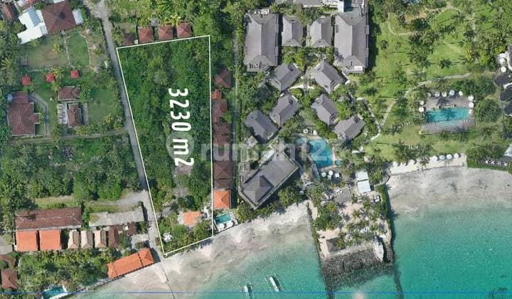 Bracfront land sale 3230m² candidasa karangasem Bali