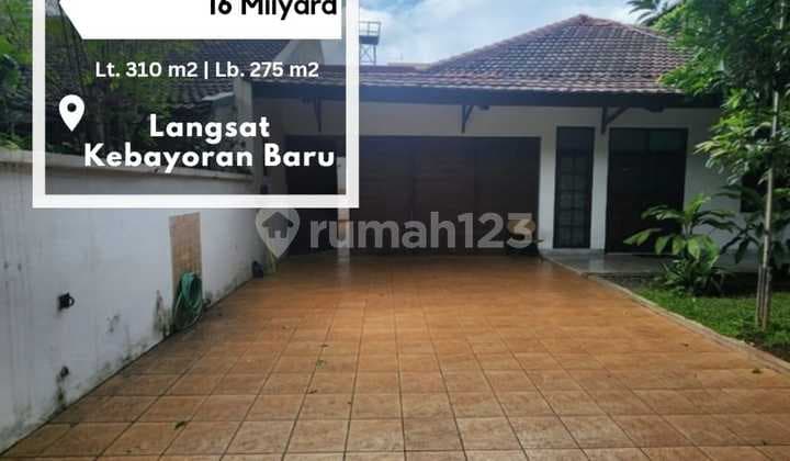 Langsat Keb. Baru For Sale Prime Area House Kebayoran Baru Jakarta Selatan