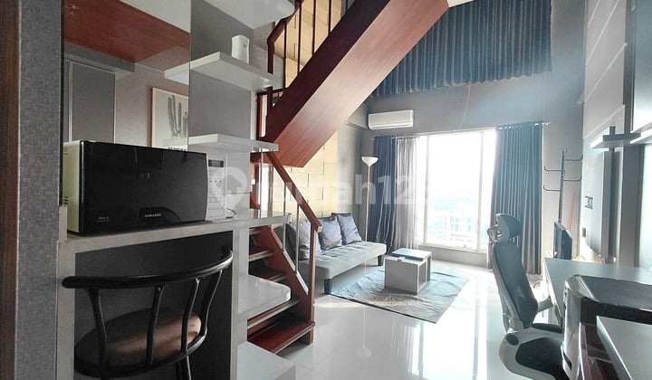 JUAL BU APARTEMEN GALERI CIUMBULEUIT 3 TIPE LOFT, FURNISHED BAGUS