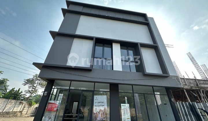 Ruko Modern di Soho Boutique Salz Modern Gunung Sindur,Siap Usaha,Bagus,Lokasi Strategis Ada Rooftop