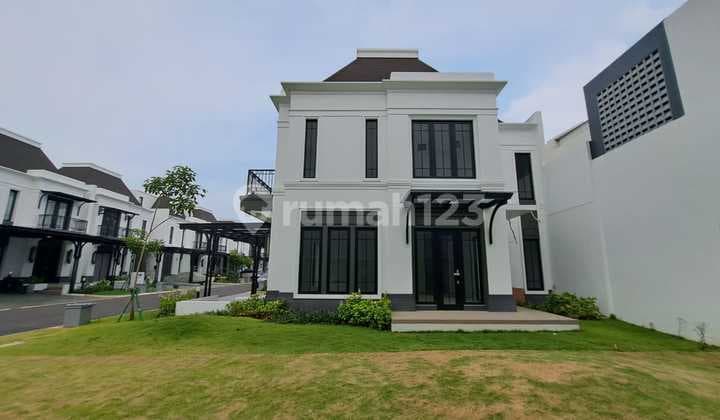 rumah cluster jasmine residence luas 180m jalan 2 mobil bebas banjir
