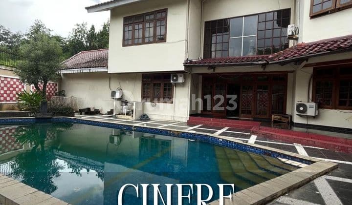 Dijual B.u !! Rumah Mewah Rasa Vila, Ada Swimming Pool di Cinere - Depok, Jawa Barat