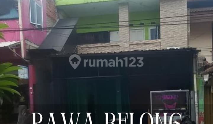 Rumah 3 Kamar bisa untuk Usaha Lokasi Strategis di Rawa Belong - Jakarta Barat