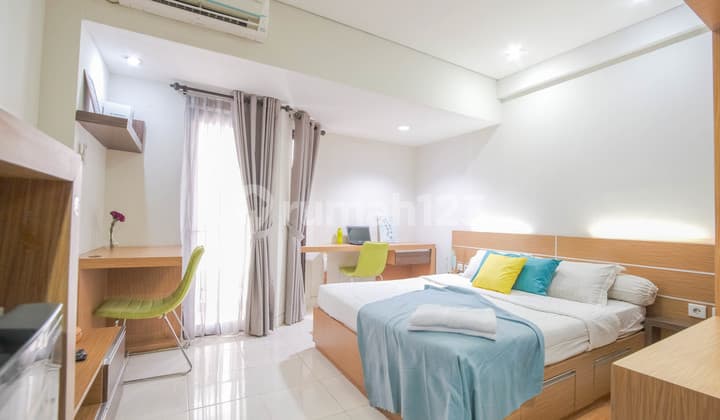 Apartemen Tamansari Sudirman Type Studio, Disewakan Fully Furnished - Lokasi Dekat MRT, Thamrin, Benhil, Rs Siloam