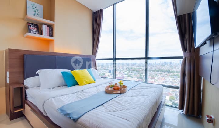 Sewa Apartemen 2BR GP Plaza Slipi, Full Furnished – Lokasi Strategis, Palmerah, Istora Senayan, Monas, Grogol, RS Harapan Kita