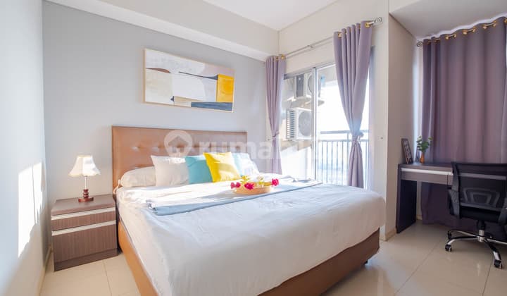 Hunian Strategis! Disewakan Apartemen Cosmo Terrace 1Br Full Furnished & Siap Huni - Lokasi Dekat dengan Bundaran Hi, Tanah Abang, Sudirman, Sarinah
