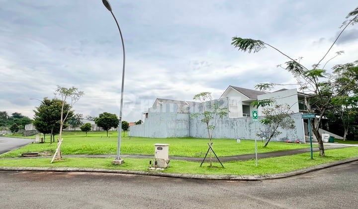 Termurah! Kavling Hoek Hadap Timur Laut Di Jalan Utama Sutera Victoria Alam Sutera