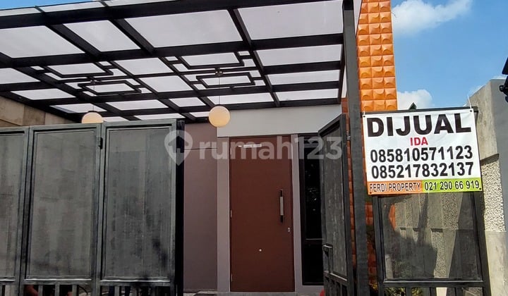 Rumah 2 Lantai Baru Bebas Banjir SHM di Jalan Pulo Leuwinanggung