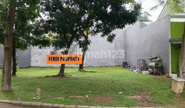 Bebas Banjir, Tanah, HGB Lokasi Hook Samping Fasum Luas 179 M2