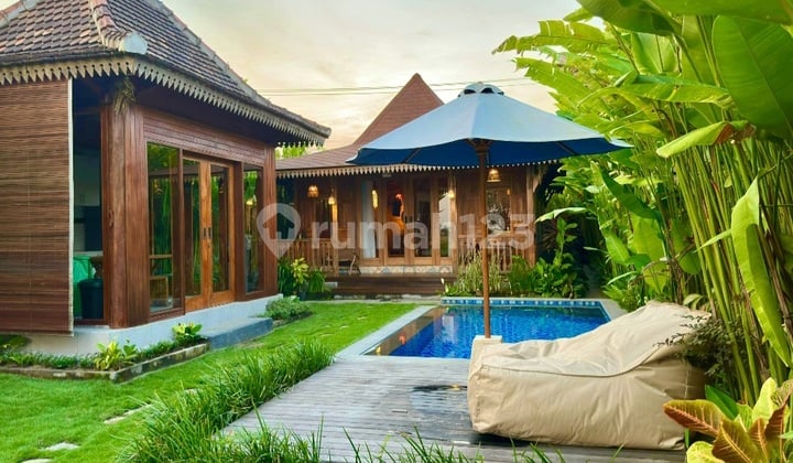 Joglo Villa Seseh Beach Road, Cemagi Rice Field View