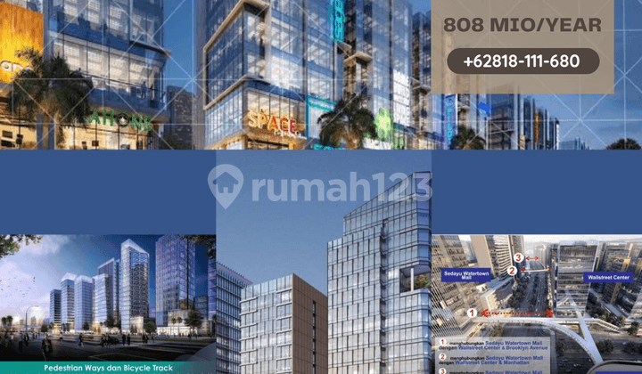 Disewakan Kavling di Boulevard Dan Siap Pakai Wall Street Pik 2