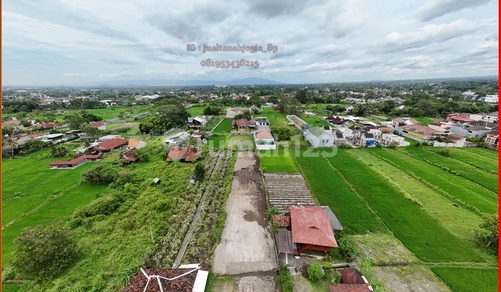 Tanah Murah Jogja di Utara Ugm, SHM Cocok Bangun Rumah Baru