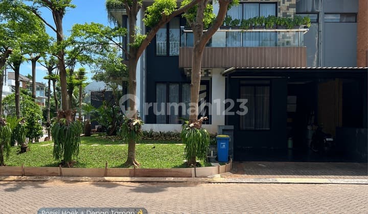 For Sale Bintaro Modern Tropical House Corner Position Front Park