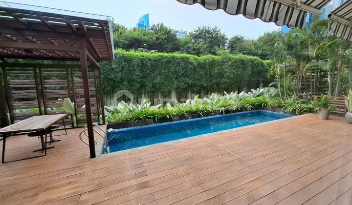 Dijual Verde Apartment 2 BR Patio Private Pool Kuningan Jakarta