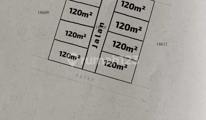 Land Plot 120m2 Tmn Sakura Jimbaran IDR 6.5 Million/m2