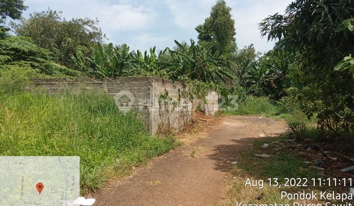 Tanah siap bangun di Pondok Kepala Jakarta Timur