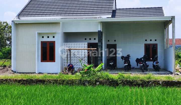 New house with nice rice field view at Godean km 9 Sleman. SHM