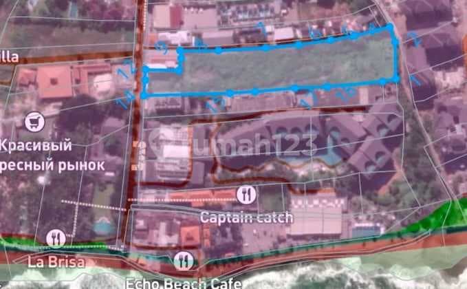 Tanah Komersial Super Langka 100 Meter Ke Pantai