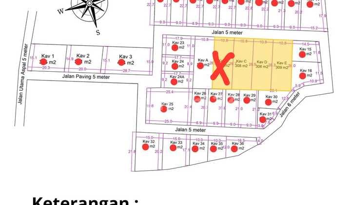 Nusa Dua Itr Tourism Land Plot, 5 Minutes to Kempinski