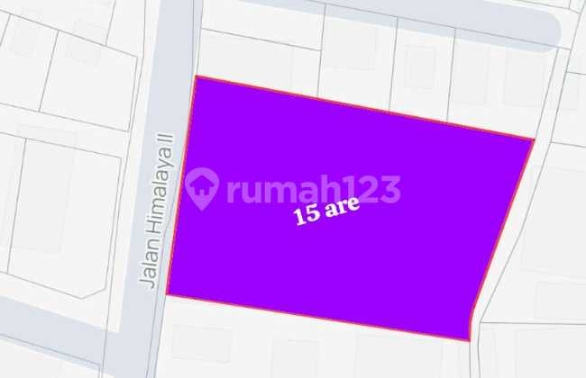 Premium Commercial Land 1,500M², Himalaya Street, West Denpasar