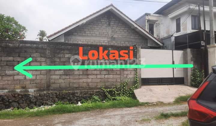 Tanah 220M² Sudah Tembok di Gang Tunjung Sanur