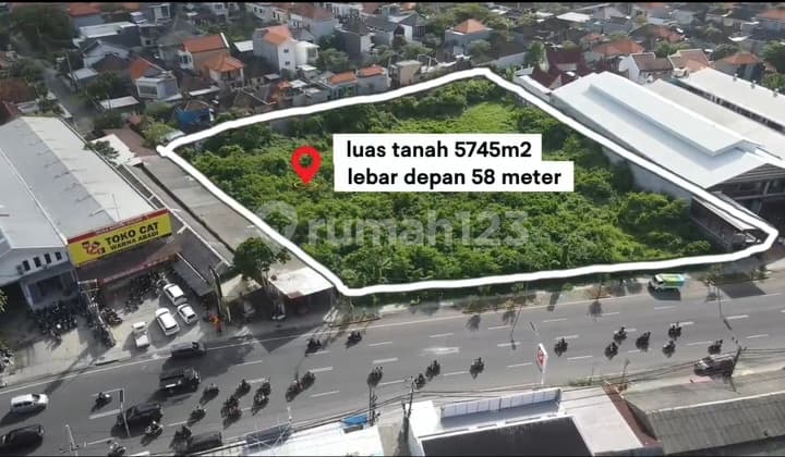 Prime Land on the Main Roadside of Kerobokan Bali
