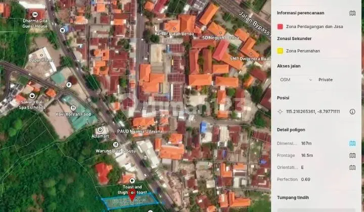 Commercial Land Full Sea View in Siligita Nusa Dua Bali