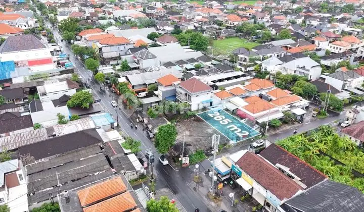 Strategic Commercial Land on Renon Main Road Near Tukad Badung