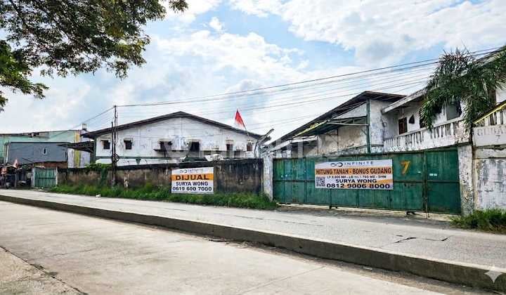 Raya Perancis Tanah Bonus Gudang SHM Strategis