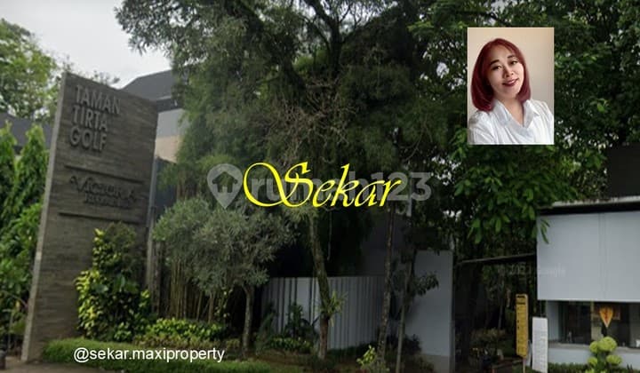 For Sale Kavling Taman Tirta Golf Bsd Depan Taman