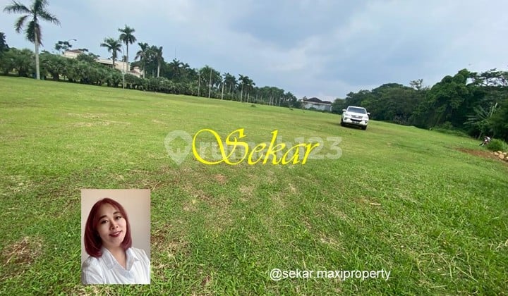Kavling Bukit Golf BSD Paling Luas View River Dekat Damai Golf