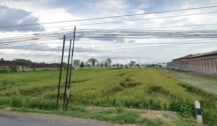 Tanah murah zona industri di Jalan raya solo jogja