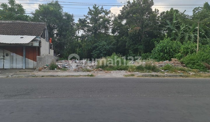 Tanah strategis pinggir jalan raya nguter sukoharjo