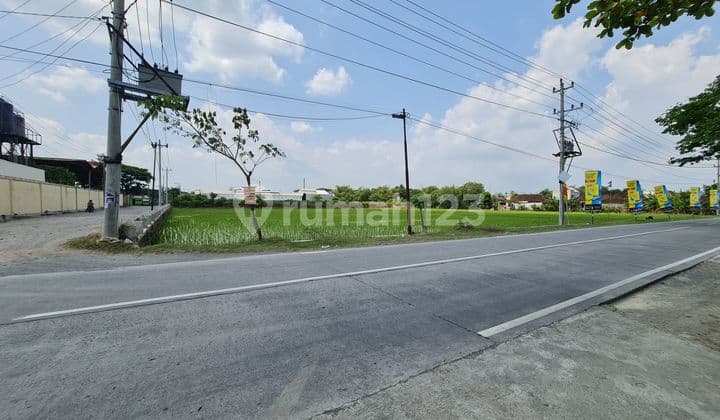 Tanah Zona Industri Dekat Solo Baru di Jalan Raya Solo Sukoharjo