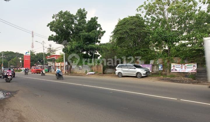 Tanah Strategis jl Raya Utama di Narogong Bekasi Kota